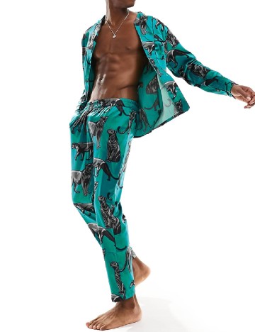 Pijama Chelsea Peers, turcoaz