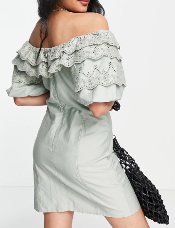 Rochie scurta Top Shop, verde