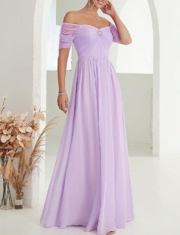 Rochie lunga Mgiacy, lila