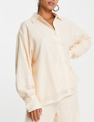 Camasa Oversize IN THE STYLE, crem