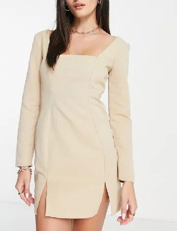 Rochie scurta ASOS, crem Crem