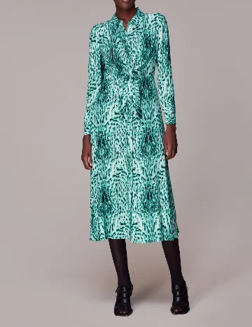 Rochie medie Whistles, turcoaz Albastru