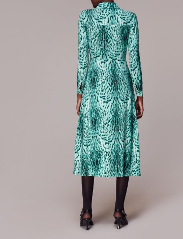 Rochie medie Whistles, turcoaz
