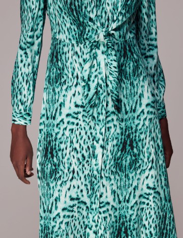 Rochie medie Whistles, turcoaz