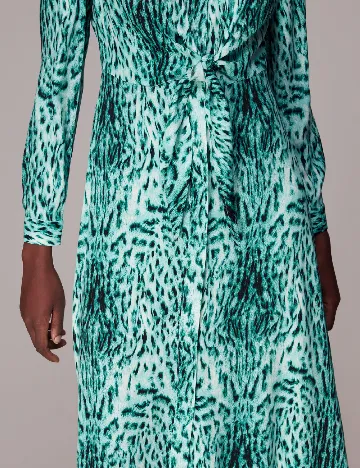 Rochie medie Whistles, turcoaz Albastru