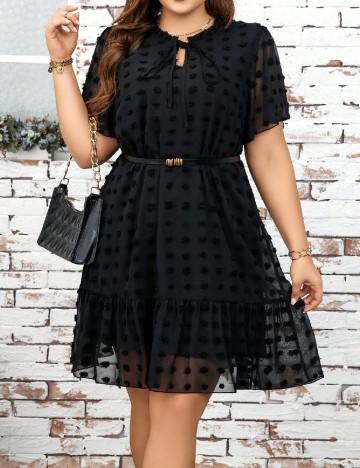 Rochie scurta SHEIN CURVE, negru