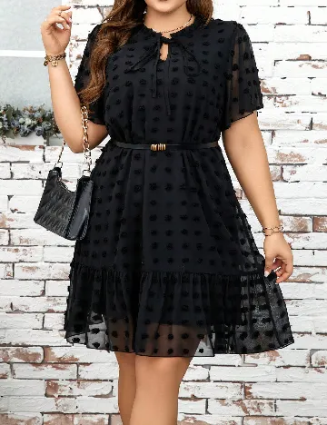 Rochie scurta SHEIN CURVE, negru Negru