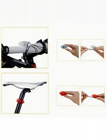 Lumini pentru bicicleta 2 bucati Zd Trading, mix culori Mix culori
