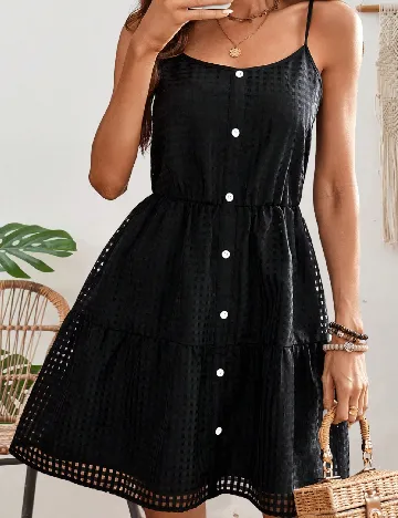 Rochie scurta SHEIN, negru Negru