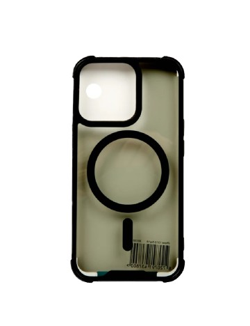 Husa iPhone IDEAL OF SWEDEN, transparent/negru