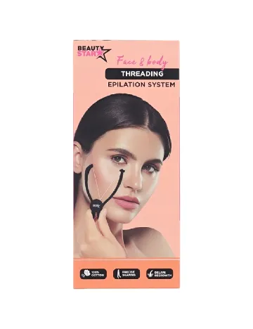 Epilator cu ata Beauty Star, negru Negru