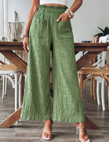 Pantaloni SHEIN, verde