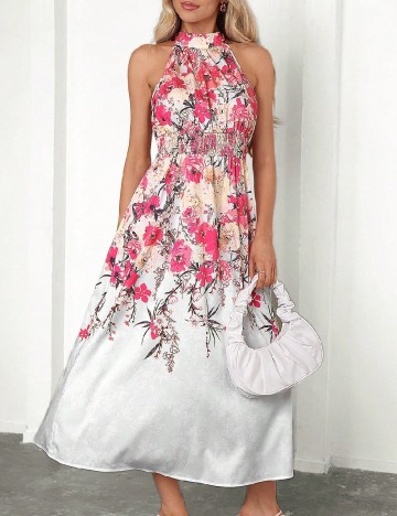 Rochie medie SHEIN, floral print