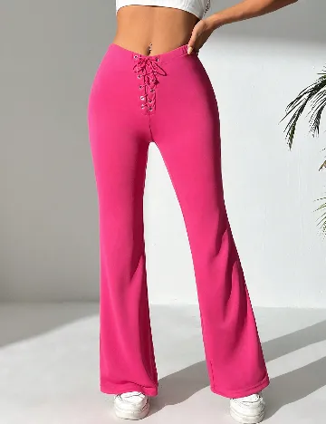 Pantaloni SHEIN, roz Roz
