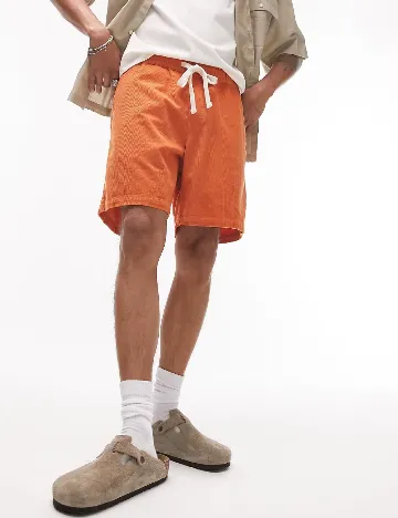 Pantaloni scurti Topman, portocaliu Portocaliu