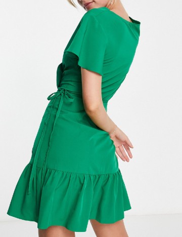 Rochie scurta Saint Genies, verde