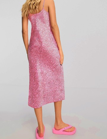 Rochie medie Heartbreak, roz
