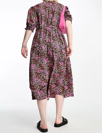 Rochie medie Simply Be Plus Size, floral print Floral print