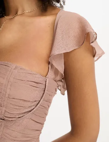 Rochie scurta ASOS, maro Maro