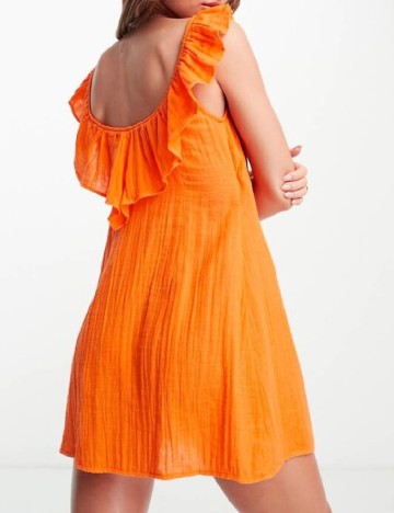 Rochie scurta ASOS, portocaliu