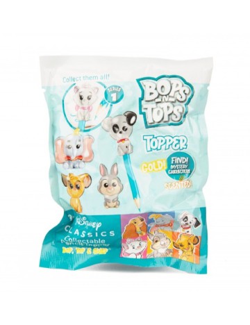 Figurine pentru creioane, colectionabile Bops N Tops  Sambro, mix culori