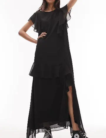 Rochie lunga Top Shop, negru Negru