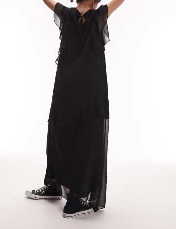 Rochie lunga Top Shop, negru