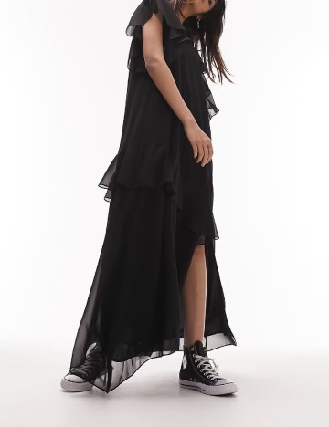 Rochie lunga Top Shop, negru