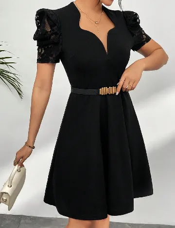 Rochie scurta SHEIN, negru Negru