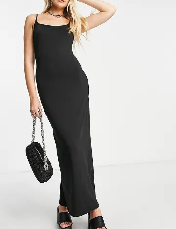 Rochie lunga Weekday, negru Negru