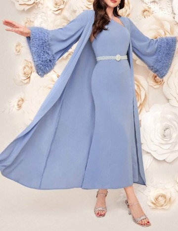 Rochie lunga SHEIN, albastru