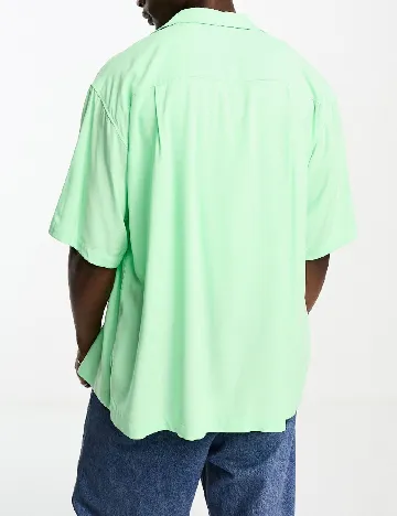 Camasa Weekday, verde Verde