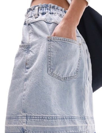 Fusta Top Shop, albastru