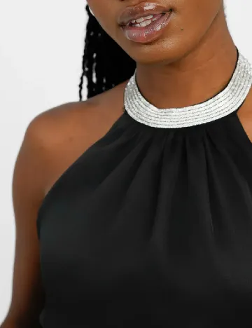 Top Forever New, negru Negru
