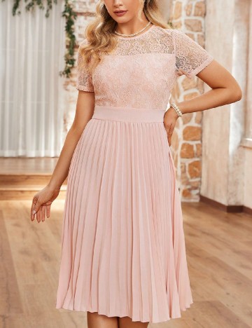 Rochie medie SHEIN, roz pal