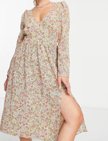 Rochie medie Monki, floral print