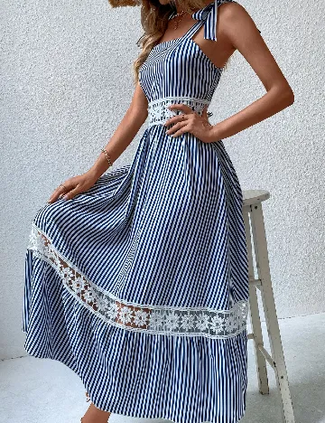 Rochie lunga SHEIN, albastru Albastru