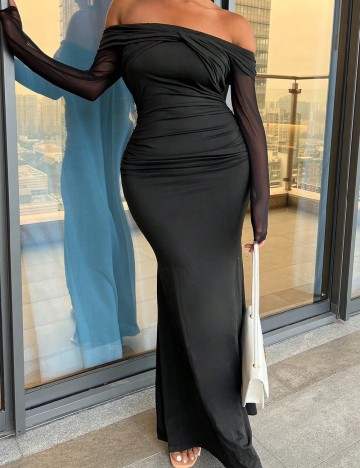 Rochie lunga SHEIN, negru