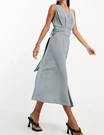 Rochie medie ASOS, gri Gri