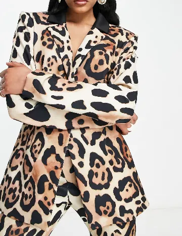 Sacou ASOS, animal print Animal print