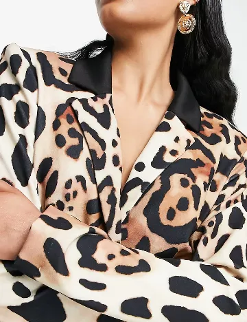 Sacou ASOS, animal print Animal print