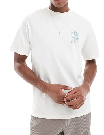 Tricou Oversize Only, ecru Alb