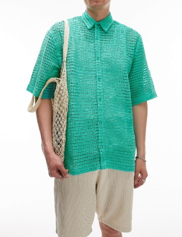 Camasa Topman, verde