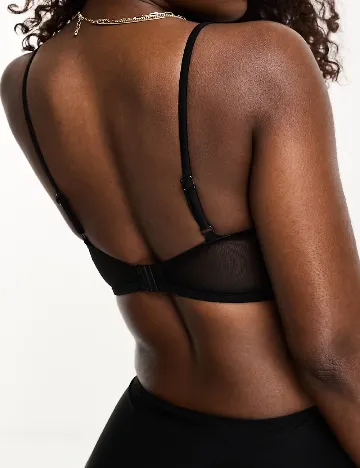 Sutien de baie ASOS, negru Negru