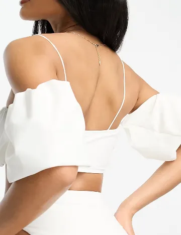 Top ASOS, alb Alb