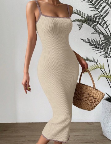 Rochie lunga SHEIN, bej