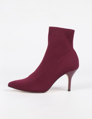 Botine Stradivarius, visiniu