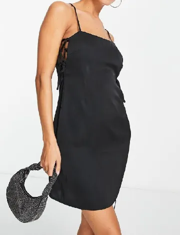 Rochie scurta Lola May, negru Negru