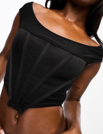 Top ASOS, negru