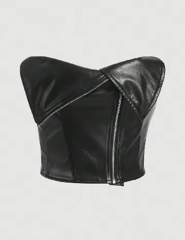 Top SHEIN, negru Negru